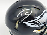 Darius Slay Jr. Autographed Philadelphia Eagles 2022 Alternate Black Speed Mini Helmet Beckett BAS Witness Stock #238576