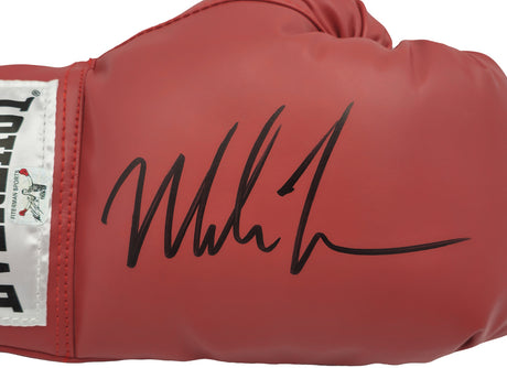 Mike Tyson Autographed Red Everlast Boxing Glove RH Beckett BAS QR Stock #238302
