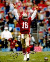 Joe Montana Autographed 16x20 Photo San Francisco 49ers Beckett BAS QR Stock #238334