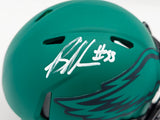 Brandon Graham Autographed Philadelphia Eagles Rave Green Speed Mini Helmet JSA Stock #238606