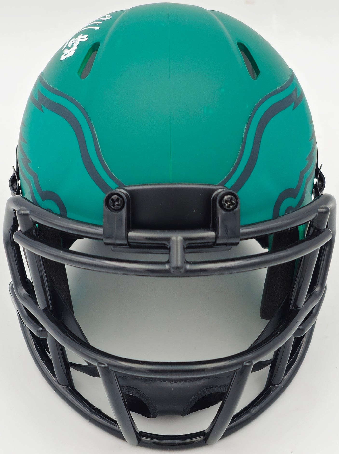Brandon Graham Autographed Philadelphia Eagles Rave Green Speed Mini Helmet JSA Stock #238606