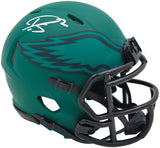 Darius Slay Jr. Autographed Philadelphia Eagles Rave Green Speed Mini Helmet JSA Stock #238607