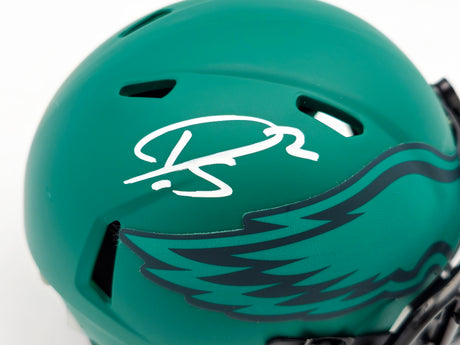 Darius Slay Jr. Autographed Philadelphia Eagles Rave Green Speed Mini Helmet JSA Stock #238607