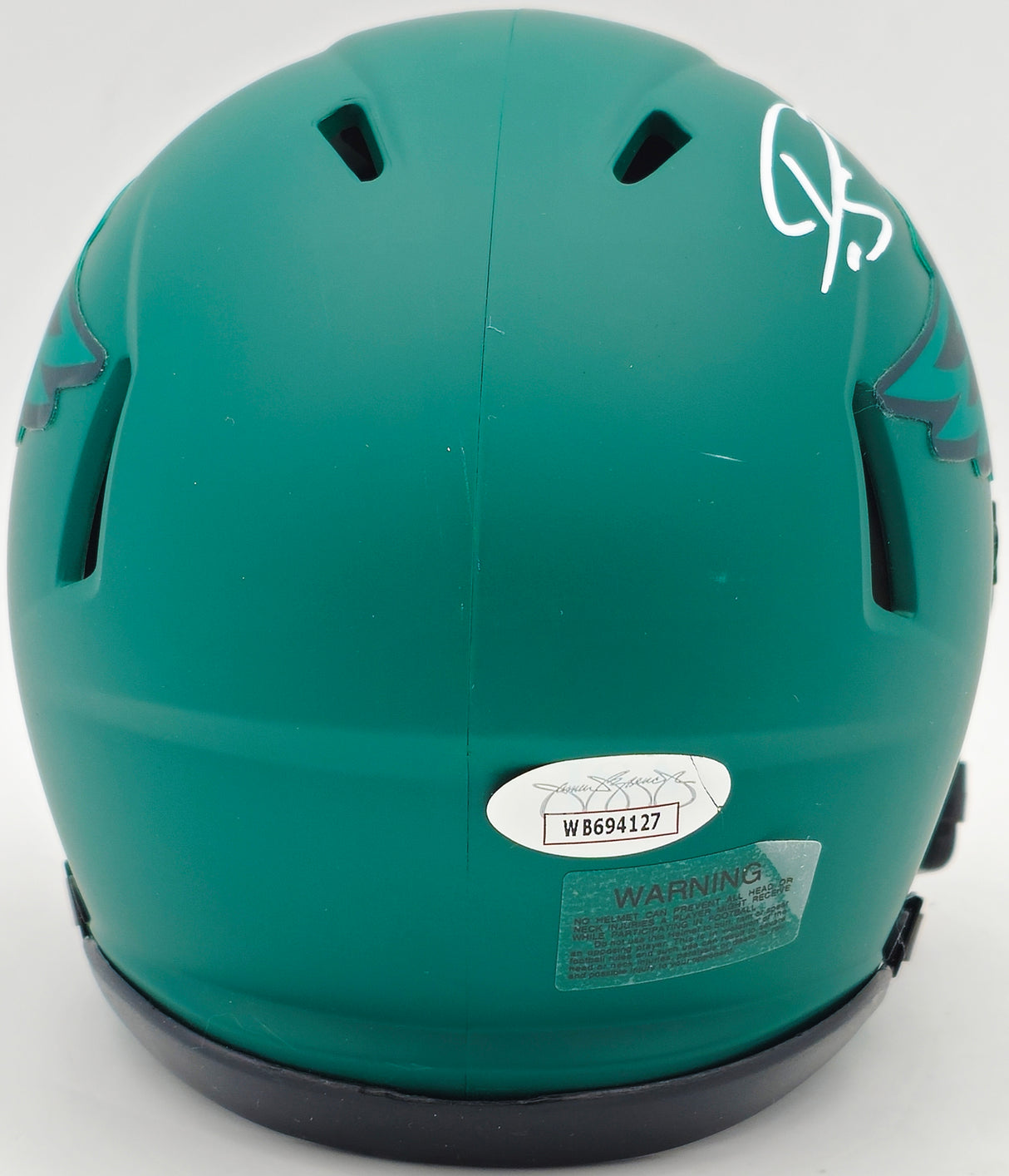 Darius Slay Jr. Autographed Philadelphia Eagles Rave Green Speed Mini Helmet JSA Stock #238607
