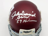 John David Crow Autographed Texas A&M Aggies Maroon Authentic Mini Helmet "57 Heisman" TriStar Holo #7516141