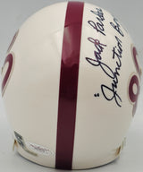 Jack Pardee Autographed Texas A&M Aggies White Authentic Mini Helmet "Junction Boys" #236/240 JSA #W87619