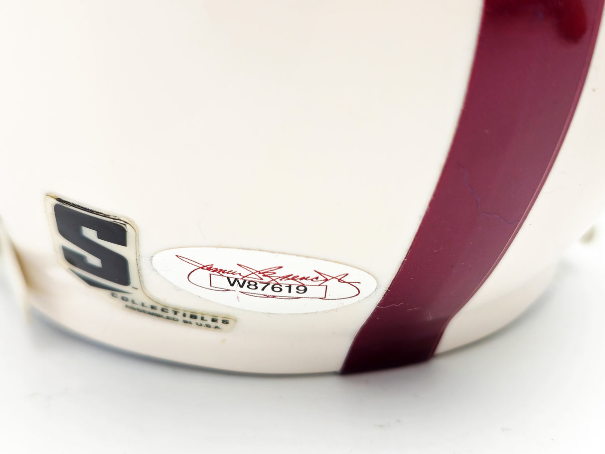 Jack Pardee Autographed Texas A&M Aggies White Authentic Mini Helmet "Junction Boys" #236/240 JSA #W87619