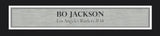 Oakland Raiders Bo Jackson Autographed Framed Black Authentic Mitchell & Ness Jersey Beckett BAS Witness Stock #238358