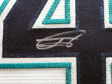 Seattle Mariners Julio Rodriguez Autographed Framed White Nike Jersey Beckett BAS QR Stock #221137