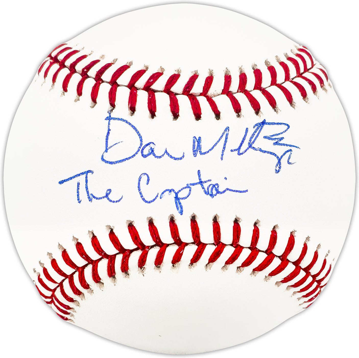 Don Mattingly Autographed Official MLB Baseball New York Yankees "The Captain" Beckett BAS Witness Stock #224693