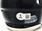 Nico Collins Autographed Houston Texans Blue Speed Mini Helmet Beckett BAS Witness Stock #224753