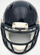 DJ Moore Autographed Chicago Bears Blue Speed Mini Helmet Beckett BAS Witness Stock #224750