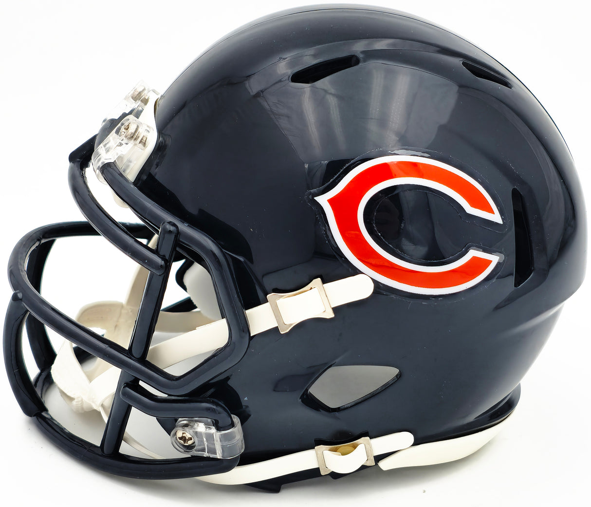 DJ Moore Autographed Chicago Bears Blue Speed Mini Helmet Beckett BAS Witness Stock #224750