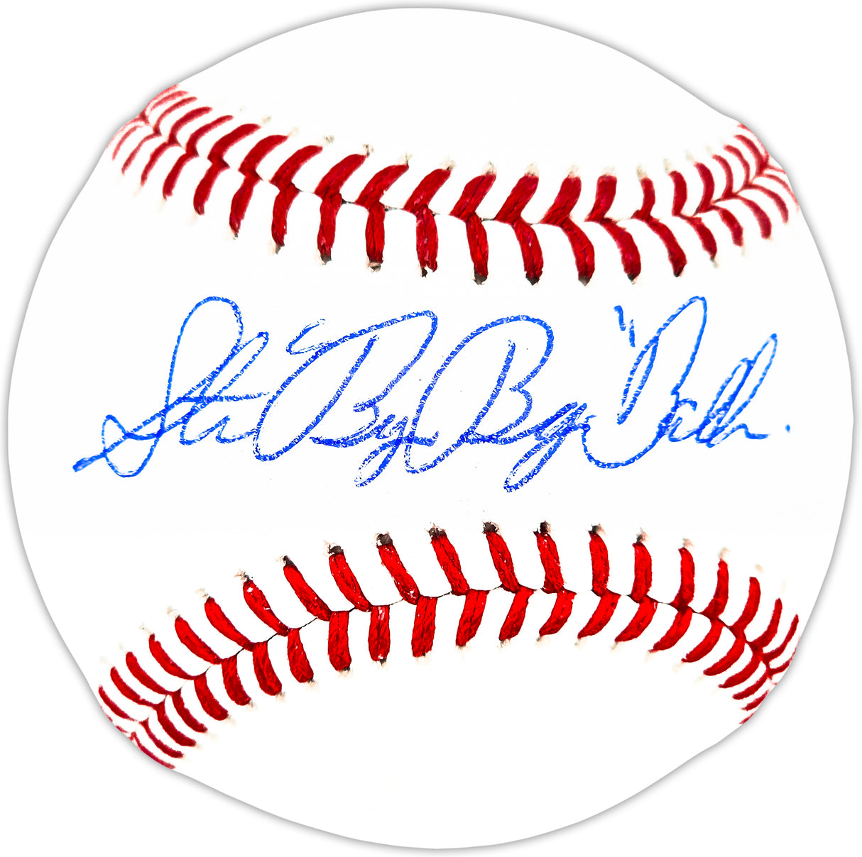 Steve Balboni Autographed Official MLB Baseball New York Yankees "Bye Bye" Beckett BAS Witness Stock #224687