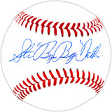 Steve Balboni Autographed Official MLB Baseball New York Yankees "Bye Bye" Beckett BAS Witness Stock #224687