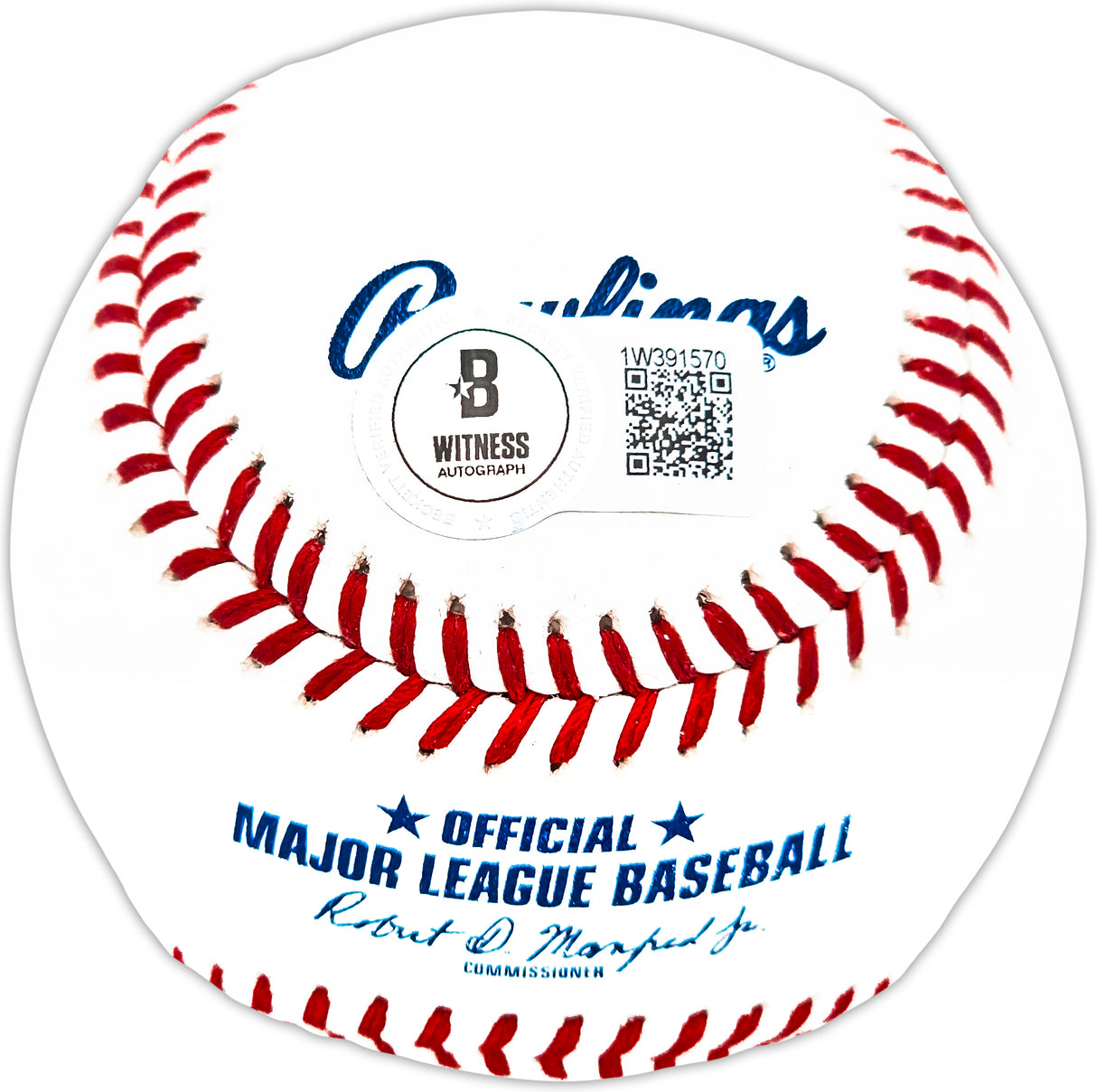 Jose Cardenal Autographed Official MLB Baseball New York Yankees Beckett BAS Witness Stock #224688