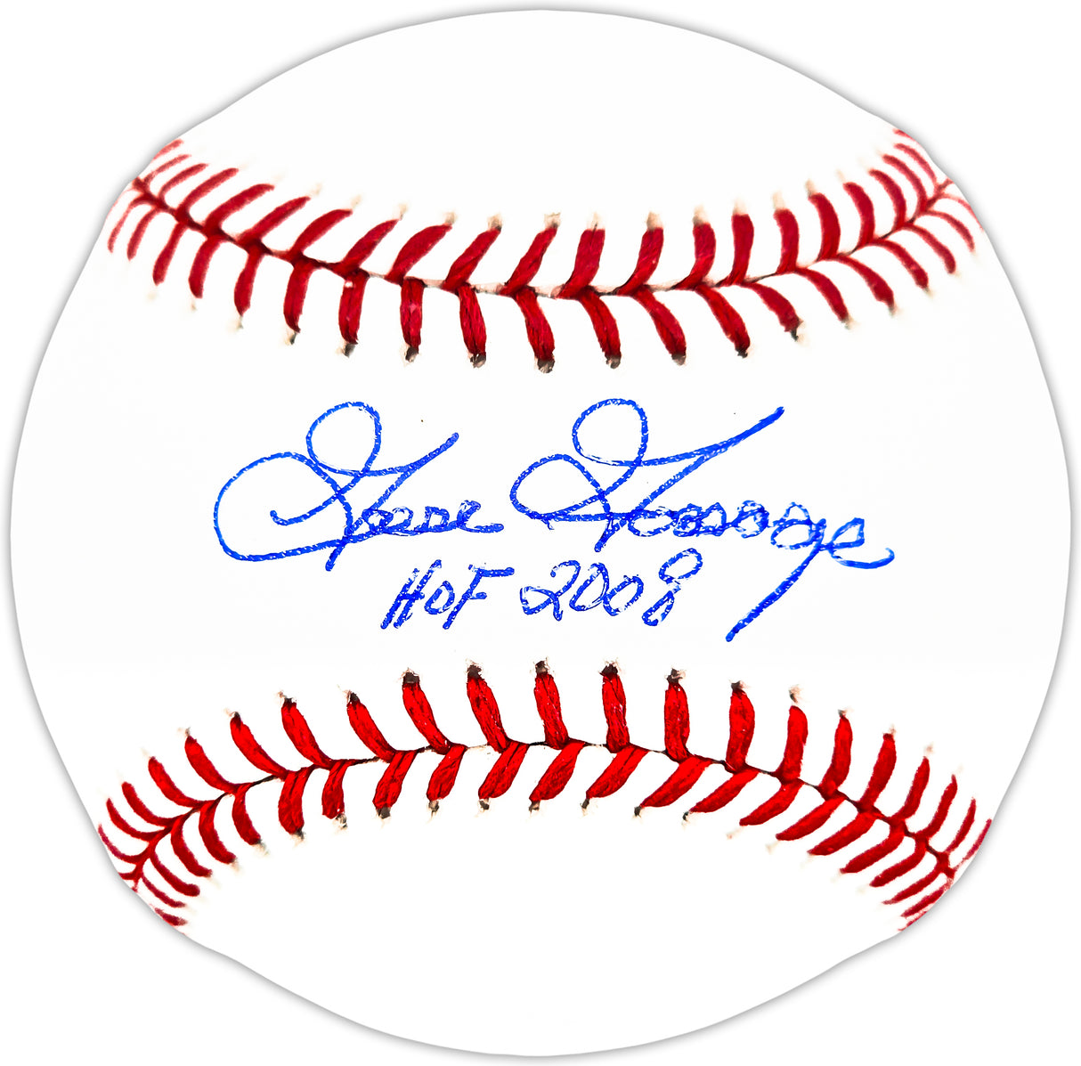 Rich "Goose" Gossage Autographed Official MLB Baseball New York Yankees "HOF 2008" Beckett BAS Witness Stock #224690
