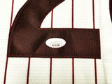 Philadelphia Phillies Mike Schmidt Autographed White Pinstripes Nike Cooperstown Collection Jersey Size XXL JSA Stock #224684