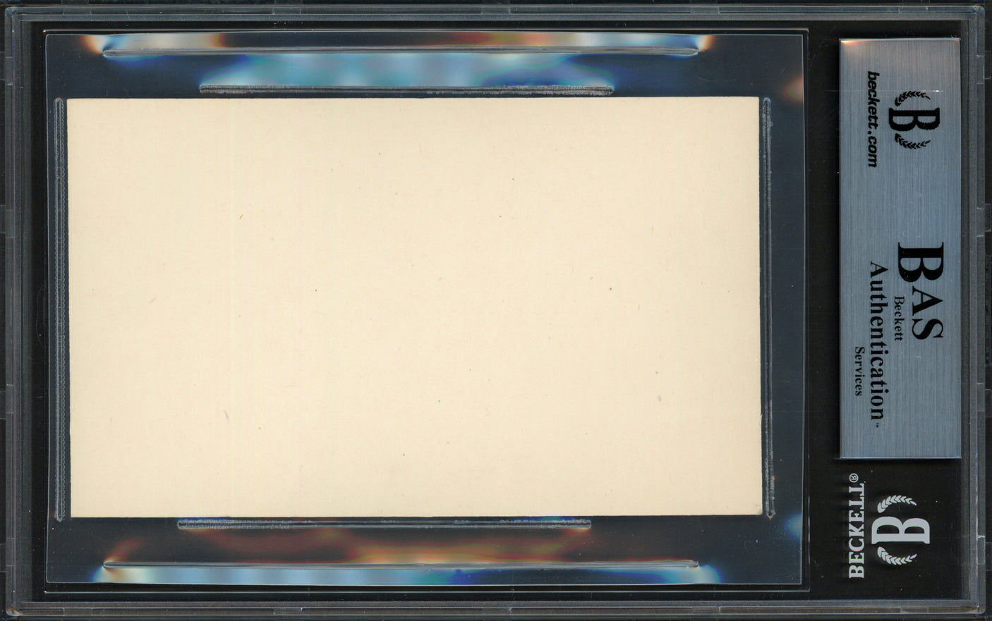 Bill McKechnie Autographed 3x5 Index Card Pittsburgh Pirates, Cincinnati Reds Beckett BAS #14066603