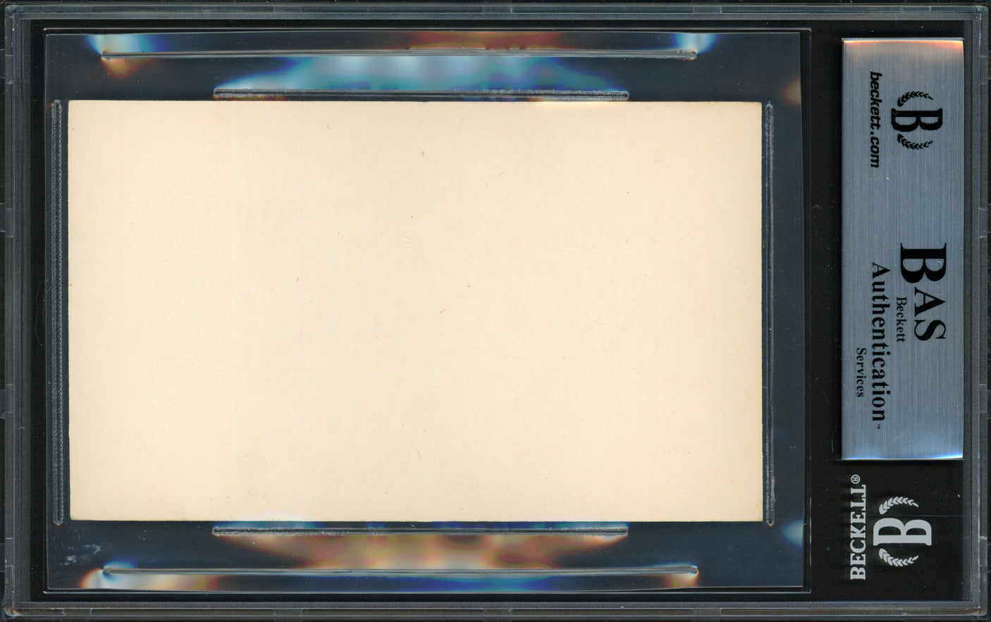 Bill McKechnie Autographed 3x5 Index Card Pittsburgh Pirates, Cincinnati Reds Beckett BAS #14066604