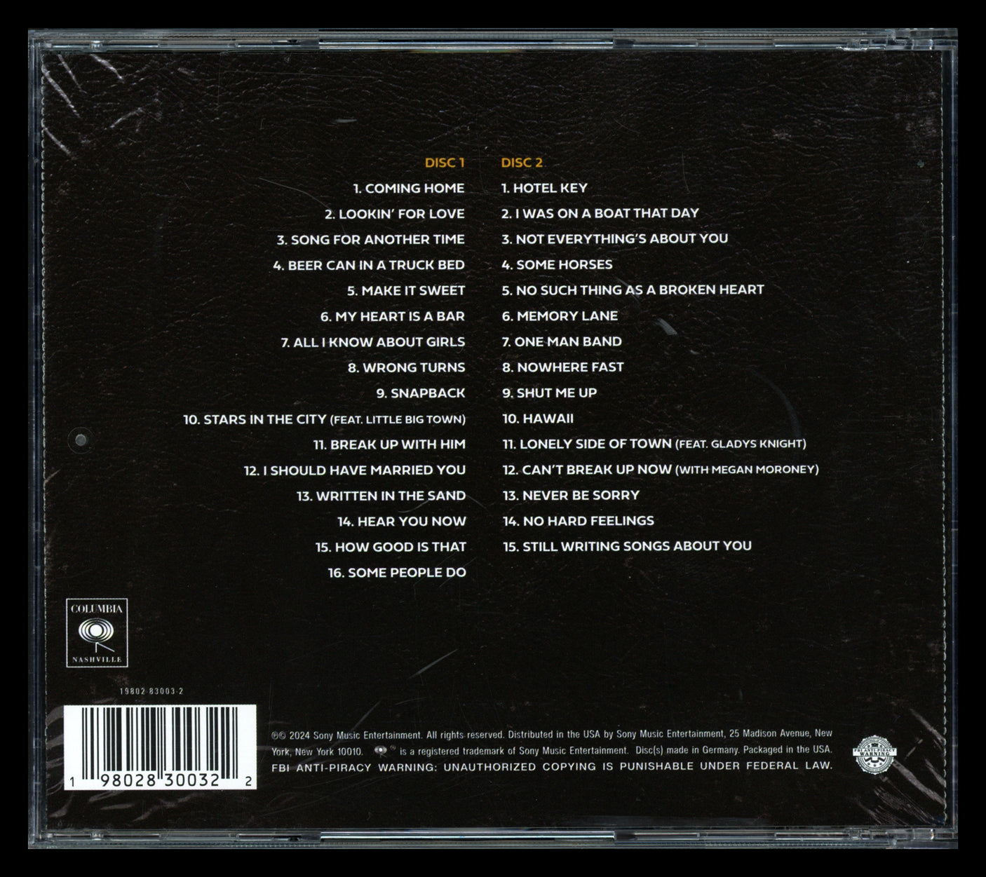 Old Dominion Autographed "Odies But Goodies" CD Cover Signed By All 5 Band Members Beckett BAS #AE08280