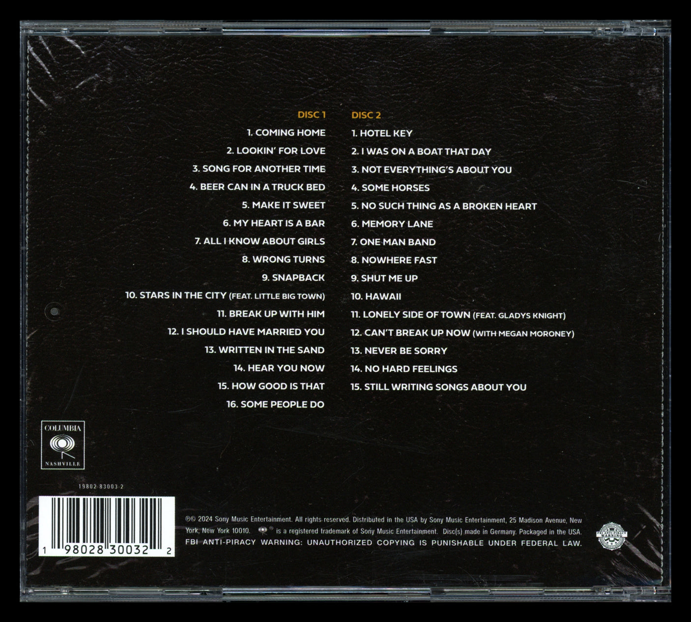 Old Dominion Autographed "Odies But Goodies" CD Cover Signed By All 5 Band Members Beckett BAS #AE08282