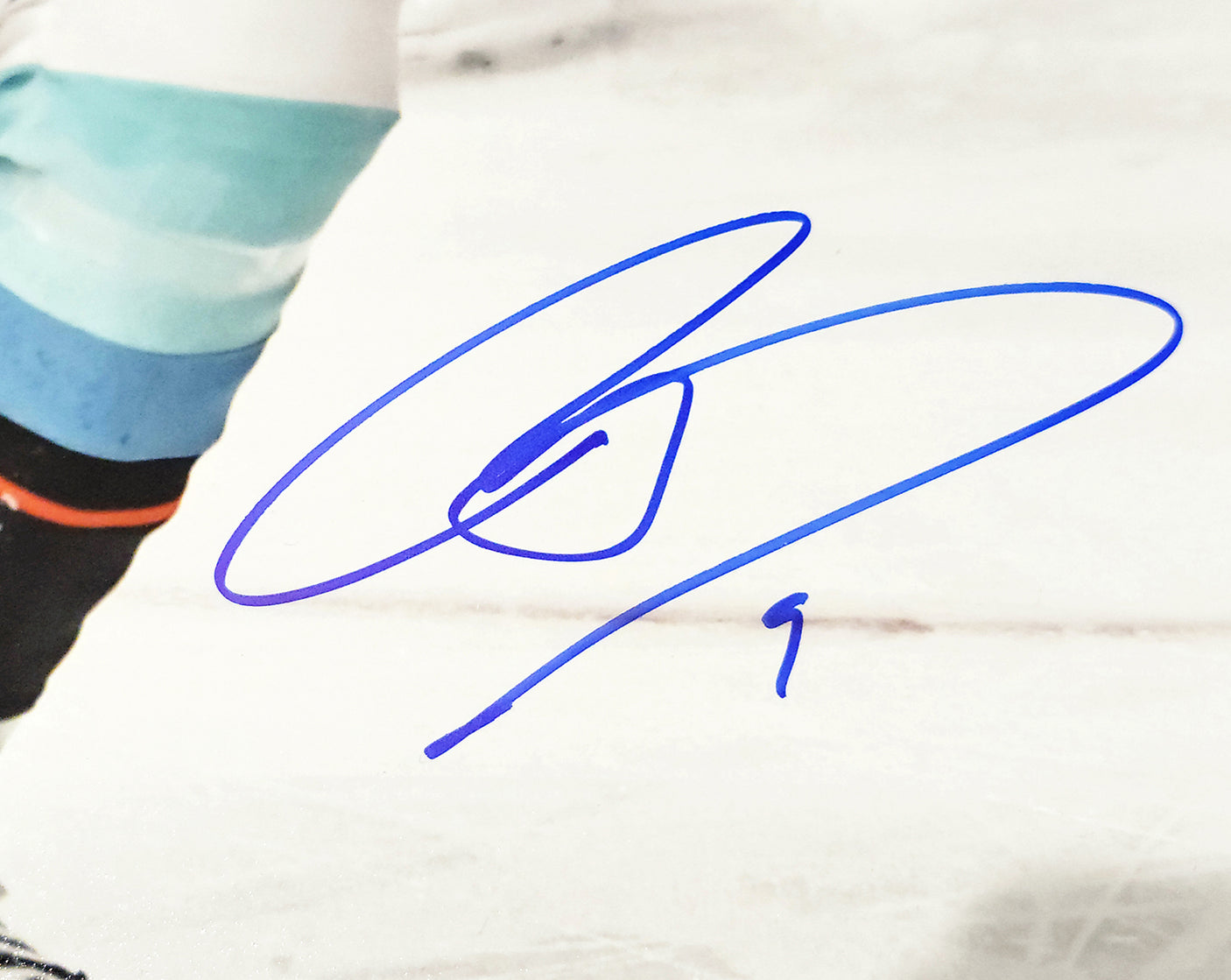 Ryan Donato Autographed 16x20 Photo Seattle Kraken First Franchise Goal Celebration Fanatics Holo Stock #211735