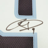 Seattle Kraken Ryan Donato Autographed Blue Fanatics Jersey Size XL "1st Kraken Goal" Fanatics Holo Stock #211730