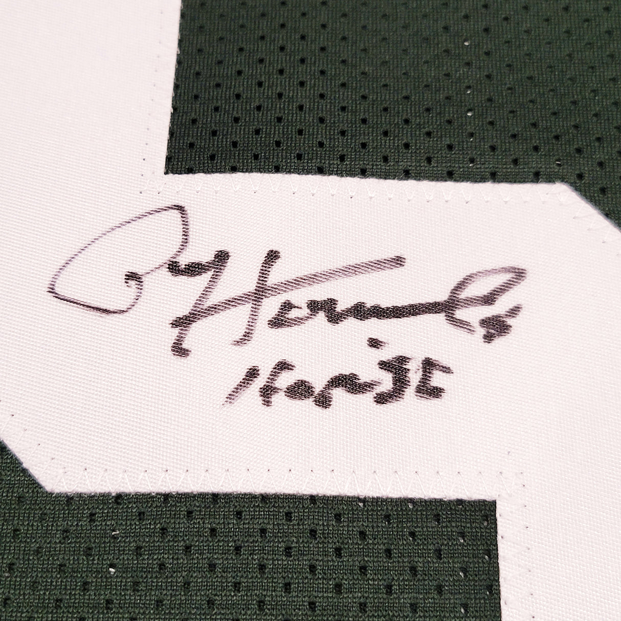 Green Bay Packers Paul Hornung Autographed Green Jersey "HOF 86" Beckett BAS QR Stock #211728