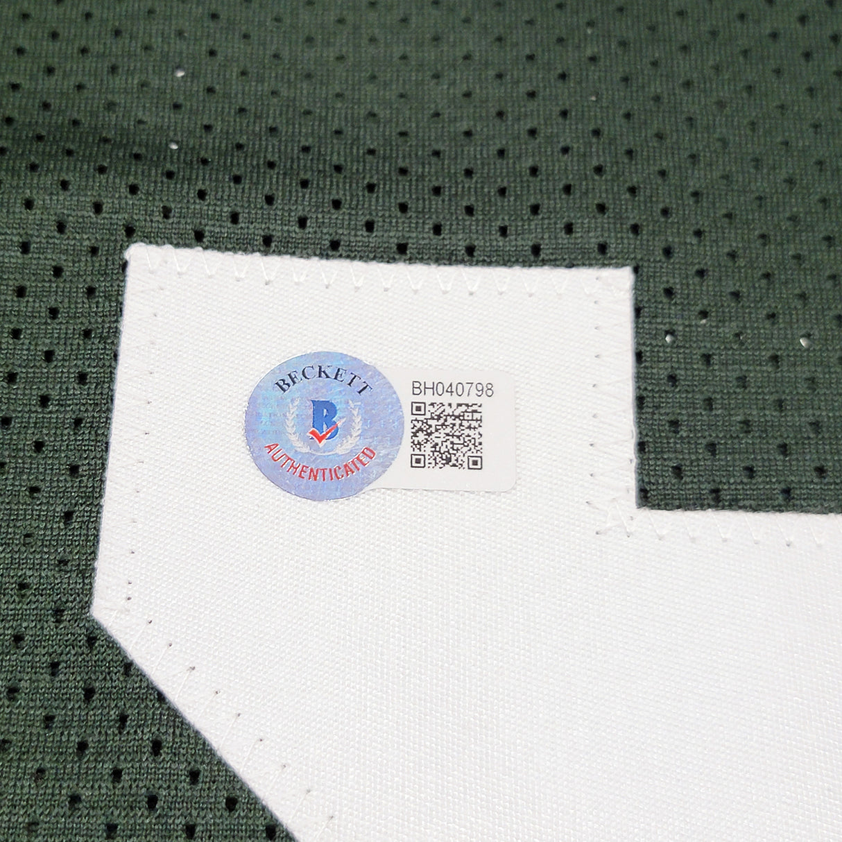 Green Bay Packers Paul Hornung Autographed Green Jersey "HOF 86" Beckett BAS QR Stock #211728