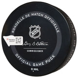 Philipp Grubauer Autographed Official Seattle Kraken Inaugural Season Logo Hockey Game Puck Fanatics Holo Stock #211742
