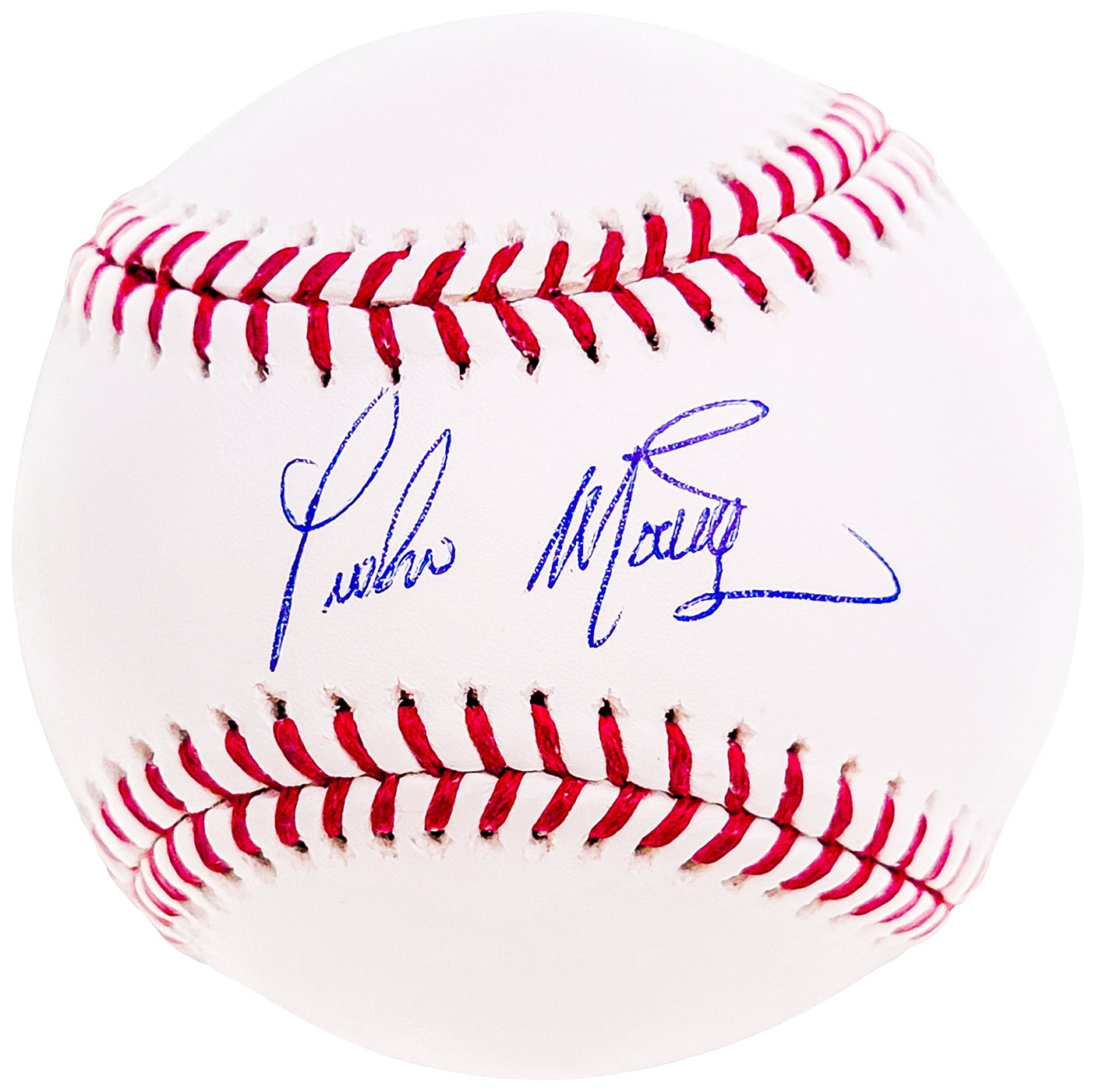 Pedro Martinez Autographed Official MLB Baseball Boston Red Sox Beckett BAS Witness Stock #211748