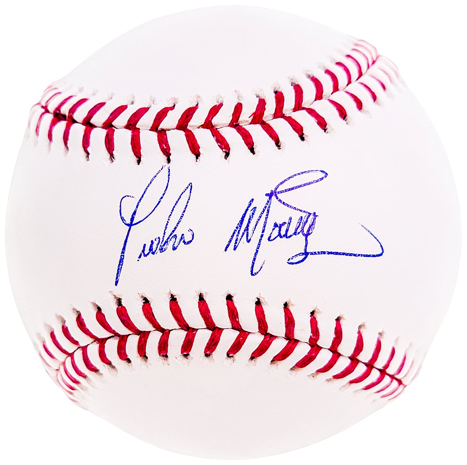 Pedro Martinez Autographed Official MLB Baseball Boston Red Sox Beckett BAS Witness Stock #211748