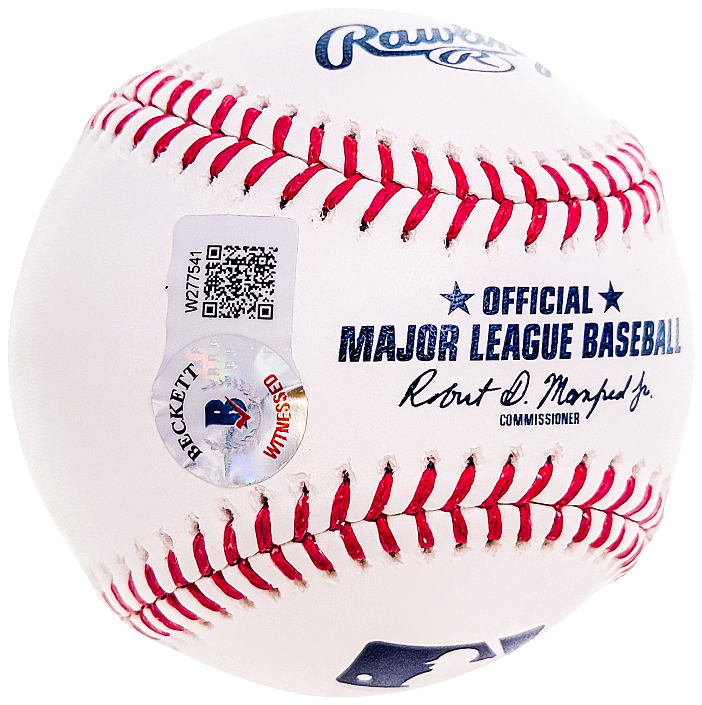 Pedro Martinez Autographed Official MLB Baseball Boston Red Sox Beckett BAS Witness Stock #211748