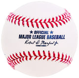 Pedro Martinez Autographed Official Hall of Fame HOF Logo Baseball Boston Red Sox Beckett BAS Witness Stock #211749