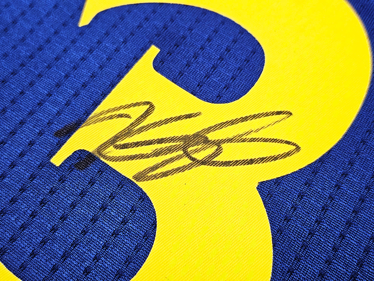 Golden State Warriors Kevin Durant Autographed Blue Adidas Swingman Jersey Size L + 2 Length Beckett BAS QR Stock #212184
