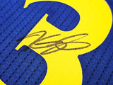 Golden State Warriors Kevin Durant Autographed Blue Adidas Swingman Jersey Size L + 2 Length Beckett BAS QR Stock #212184