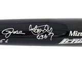 Ichiro Suzuki & Pete Rose Autographed Black Mizuno Player Model Bat Seattle Mariners "Hits" PR Holo & IS Holo Stock #212164
