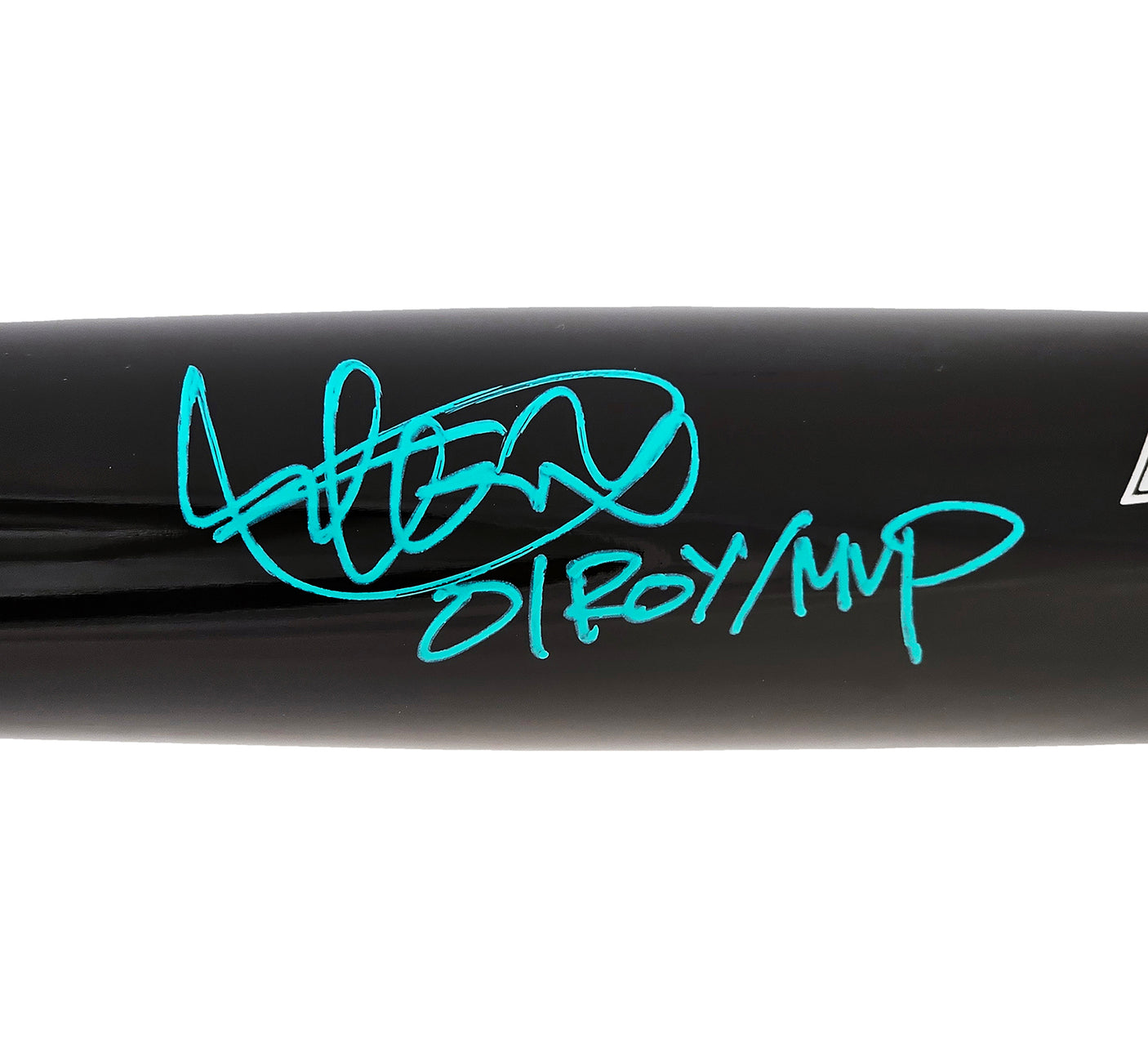 Ichiro Suzuki Autographed Black Mizuno Player Model Bat Seattle Mariners "01 ROY/MVP" IS Holo Stock #212165
