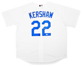 Los Angeles Dodgers Clayton Kershaw Autographed White Nike Jersey Size XL JSA Stock #212241