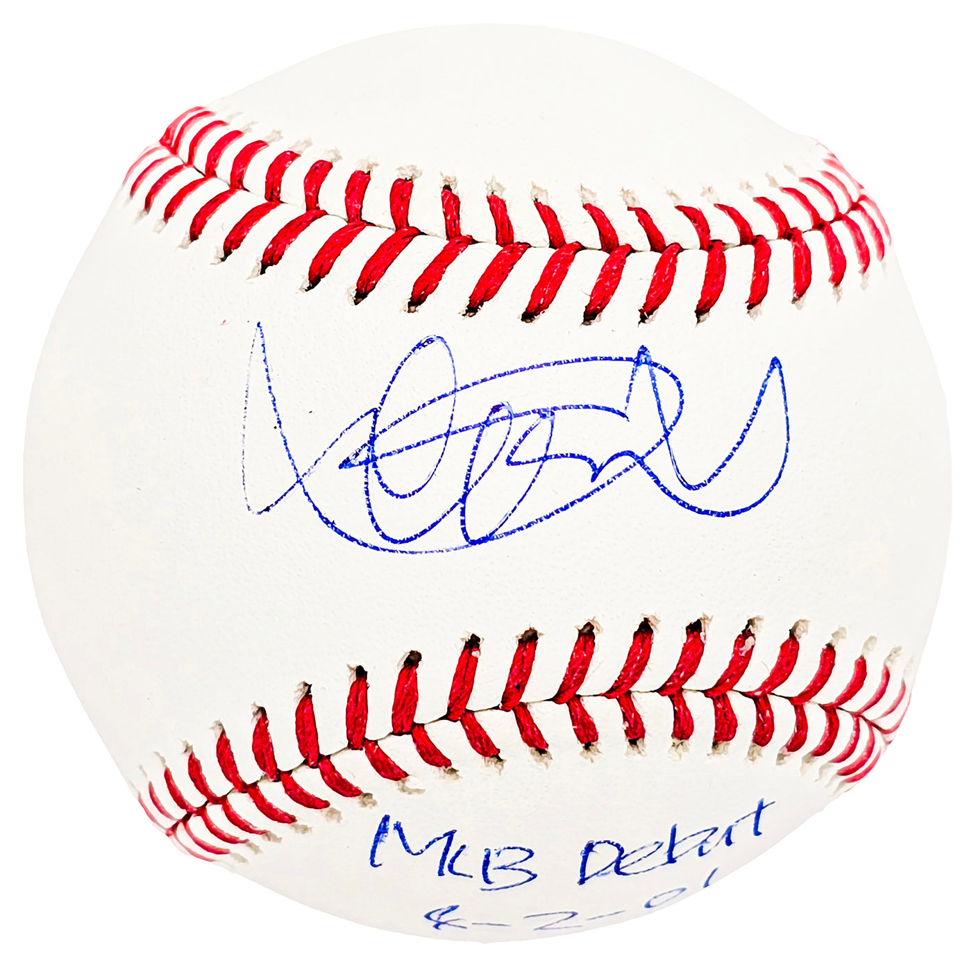 Ichiro Suzuki Autographed Official MLB Baseball Seattle Mariners "MLB Debut 4-2-01" IS Holo Stock #212161