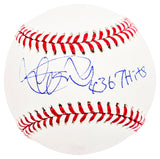 Ichiro Suzuki Autographed Official MLB Baseball Seattle Mariners "4367 Hits" IS Holo Stock #212162