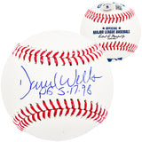 David Wells Autographed Official MLB Baseball New York Yankees "PG 5-17-98" Beckett BAS Witness Stock #212199