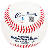 David Wells Autographed Official MLB Baseball New York Yankees "PG 5-17-98" Beckett BAS Witness Stock #212199