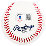 Miguel Cabrera Autographed Official Hall Of Fame HOF Logo Baseball Detroit Tigers Beckett BAS Witness Stock #212234