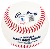 Dwight "Doc" Gooden Autographed Official MLB Baseball New York Mets "85 NL CY" Beckett BAS Witness Stock #212242