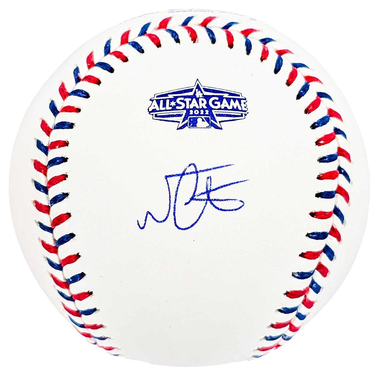 Nestor Cortes Autographed Official 2022 All Star Game Logo Game Baseball New York Yankees Beckett BAS Witness Stock #212243