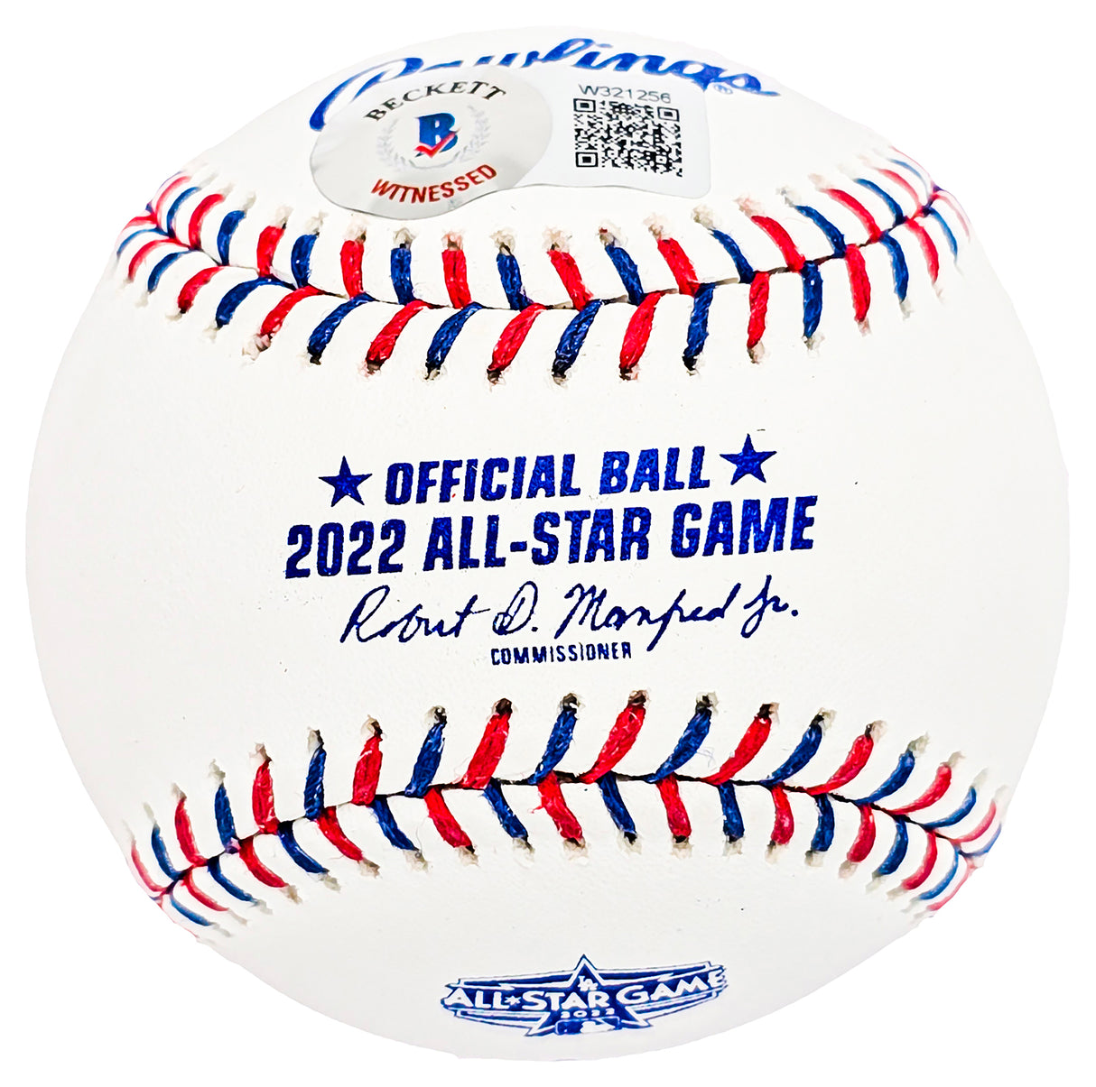 Nestor Cortes Autographed Official 2022 All Star Game Logo Game Baseball New York Yankees Beckett BAS Witness Stock #212243