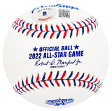 Nestor Cortes Autographed Official 2022 All Star Game Logo Game Baseball New York Yankees Beckett BAS Witness Stock #212243