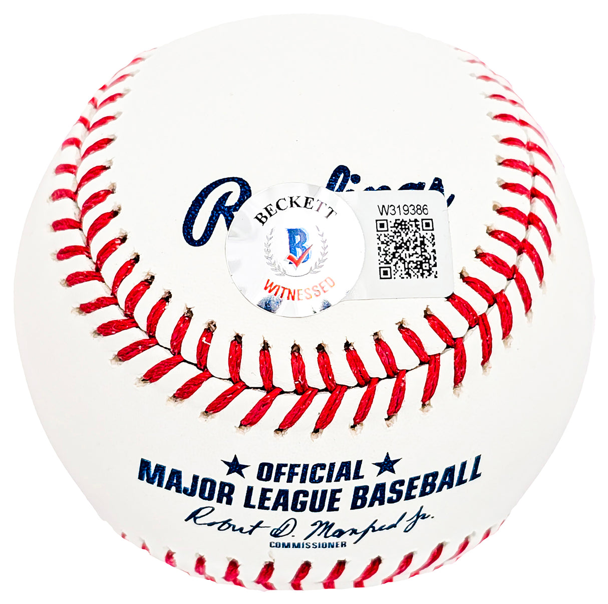 Hideki Matsui Autographed Official MLB Baseball New York Yankees "Godzilla" Beckett BAS Witness Stock #212247